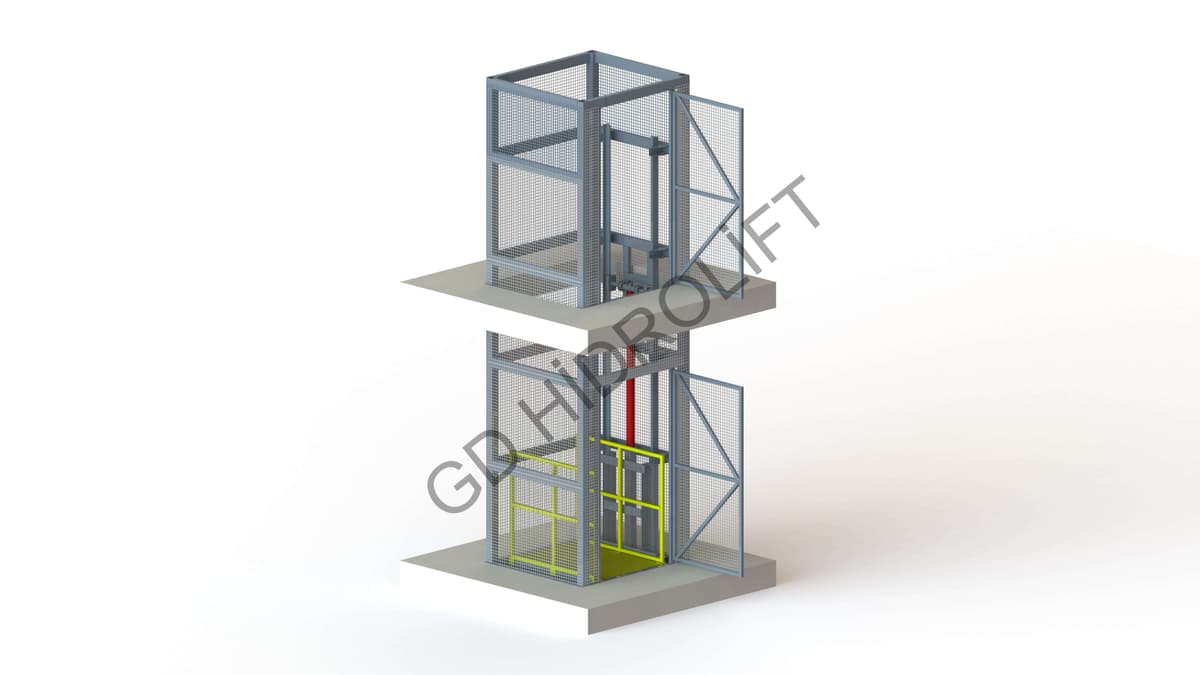 Çelik Tek Kolon Yük Platformu